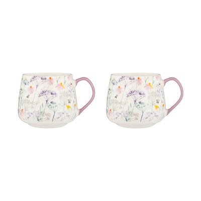 Set of 2 Daisy Mugs PRICE & KENSINGTON