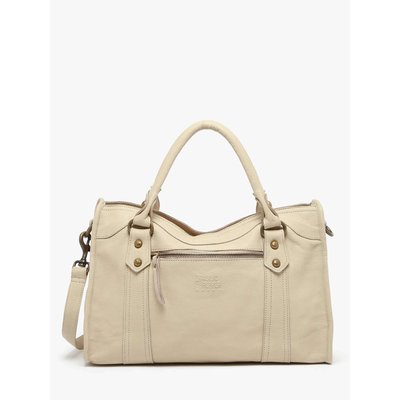 Sac porté main Cow cuir BASILIC PEPPER