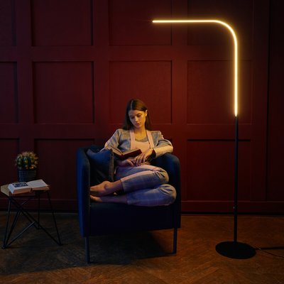 Торшер изогнутый с регулируемым освещением SO'HOME
