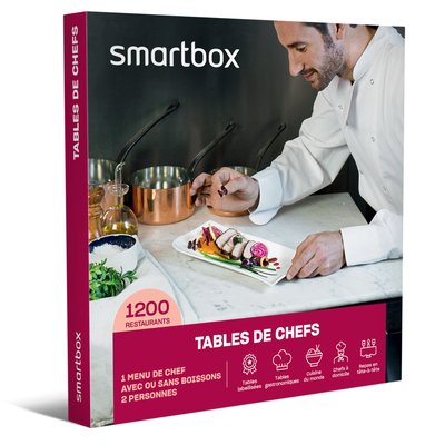 Tables de chefs- SMARTBOX - Coffret Cadeau Gastronomie SMARTBOX