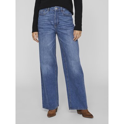 Jeans largos, cintura subida VILA