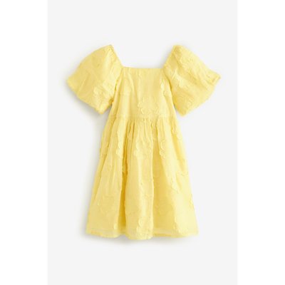 Robe texturée à motif floral coupe classique NEXT