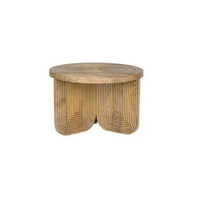 Table basse sculptée en bois - MAEZE MATHI DESIGN