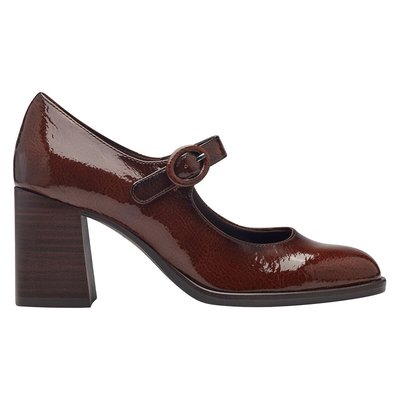 Patent Heeled Mary Janes TAMARIS