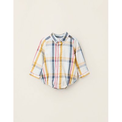 Body-Chemise en Coton à Carreaux Brothers & Sisters ZIPPY