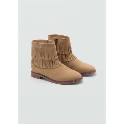 Bottines à franges cuir MANGO KIDS
