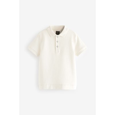 Polo texturé à manches courtes NEXT