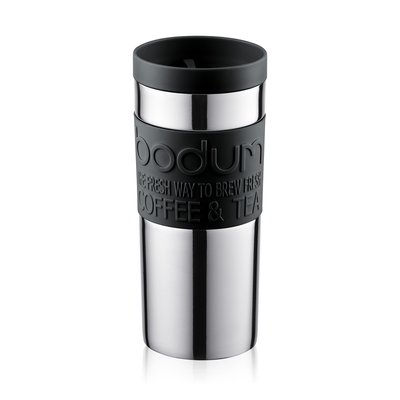 Bodum 0.35 L Noir TRAVEL MUG Mug de voyage isotherme en inox double paroi BODUM