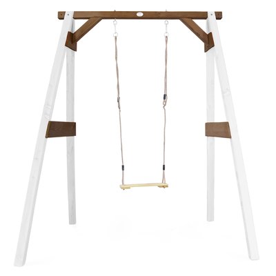 AXI Portique simple en bois 1 balançoire Blanc Marron 160x181x207cm AXI HOUSE