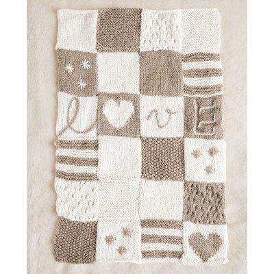Kit Tricot Couverture Faustine PHILDAR