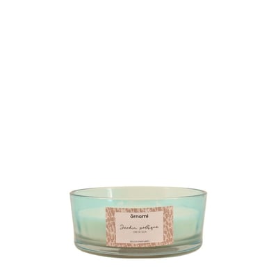 Bougie parfumée cire de soja 4 mèches "jardin poétique" 380g ORNAMI