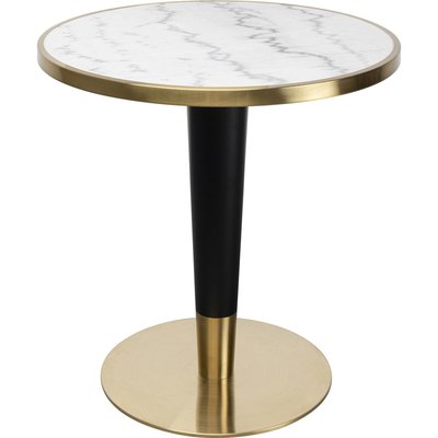 Table ronde en marbre et acier, AMALIA KARE DESIGN