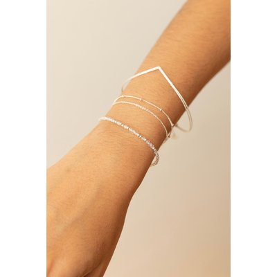 Bracelet double Satellite - Argent YAY PARIS
