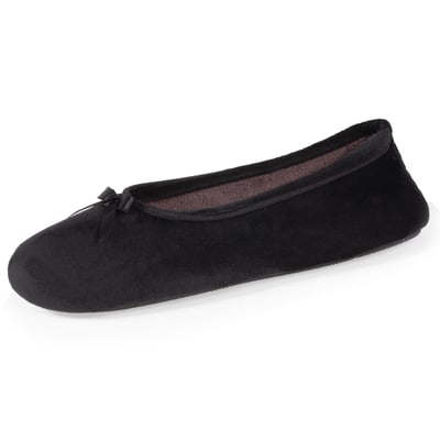 Chaussons Ballerines Femme Isotoner - Imitation Fourrure Chat, Semelle Antidérapante, Lavables Machine, Tailles 39/40 - 4