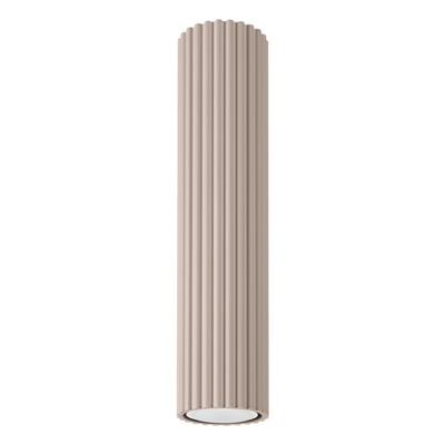 Plafonnier Aluminium Taupe GU10 1 Karbon EDEN