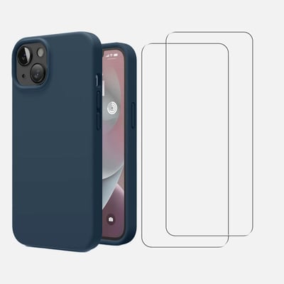 Coque iPhone 13 antichoc + 2 vitres EVETANE