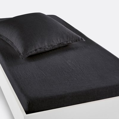 Linot 30cm High Washed Linen Child's Fitted Sheet LA REDOUTE INTERIEURS