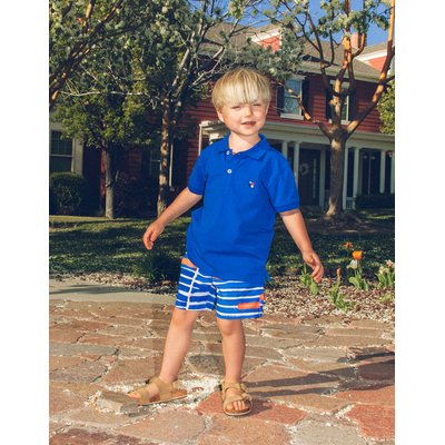Polo en Coton avec Broderies ZIPPY