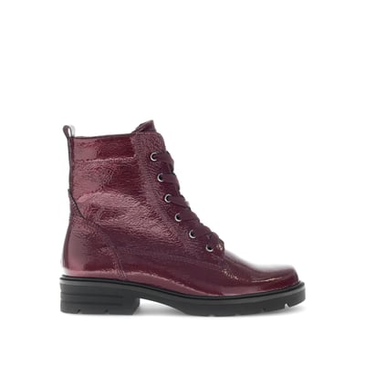 Bottines en cuir verni à talon décroché GABOR