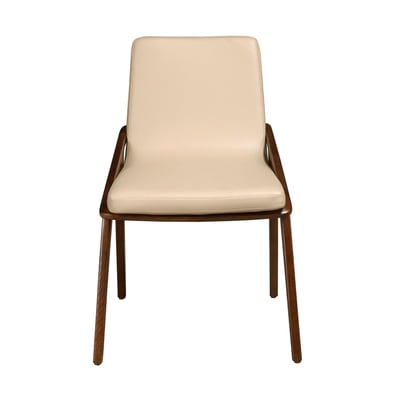 Chaise en similicuir vison ANGEL CERDA