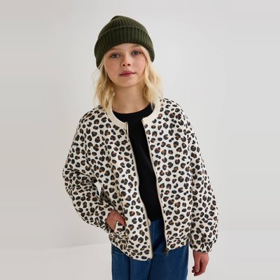 Cardigan imprimé matelassé contenant du coton BIO MONOPRIX