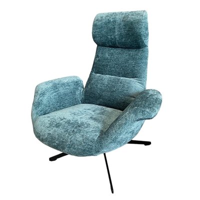 Fauteuil rotatif en velours - ASTI MATHI DESIGN