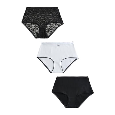 Culottes en coton et dentelle, lot de 3 NEXT