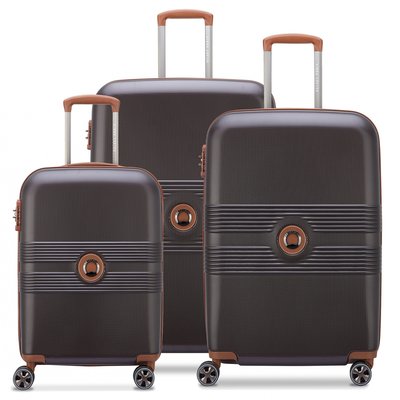 Lot 3 valises rigides Flanerie Se dont 1 cabine Polycarbonate TSA DELSEY PARIS