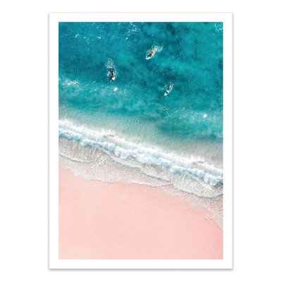 Affiche d’art 30 x 40 cm - Summer beach - Gal Design WALL EDITIONS