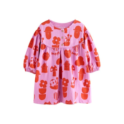 Robe à manches longues bouffantes NEXT