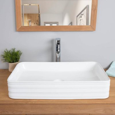 Vasque en céramique rectangle 67 cm TROOPER WANDA COLLECTION