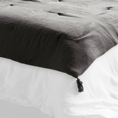 Bout De Lit Gaze De Coton Uni C DESIGN HOME TEXTILE