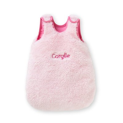 Turbulette Peluche Rose pour poupon 30 cm COROLLE