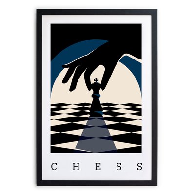 Tableau avec cadre Affiche d'échecs REALLY NICE THINGS
