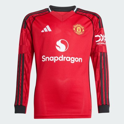 Maillot domicile à manches longues Manchester United 25/26 Enfants adidas Performance