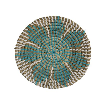 Assiette décorative en jonc O20 cm, Mandala ARD TIME