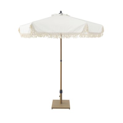 Parasol droit acier à franges 2m HOSSEGOR SWEEEK