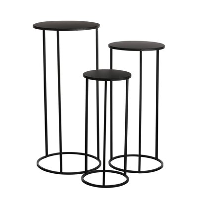 Lot de 3 tables d'appoint H70 cm QUINTY MICA DECORATIONS