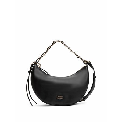 Half-moon shoulder bag in leather TOMMY HILFIGER