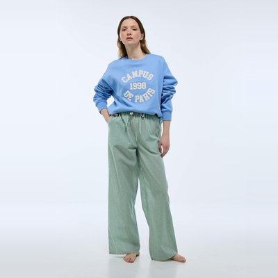 Pantalon large imprimé en coton BIO GOTS MONOPRIX