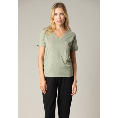 T-shirt col v avec détail coeur  KELLIE DEELUXE