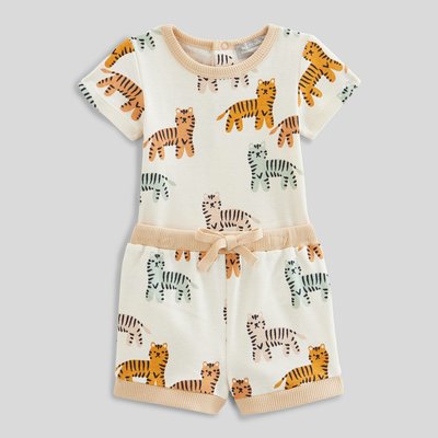 Ensemble body et short imprimé en coton BIO GOTS BOUT'CHOU