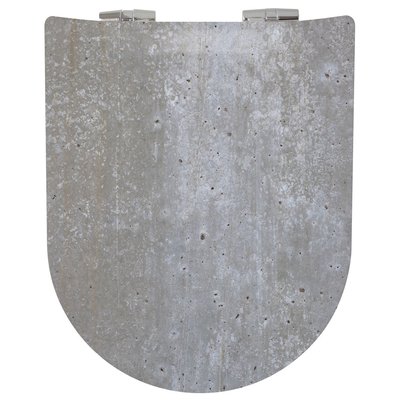 Abattant Déclipsable OLFA Imitation "Béton" HOME MAISON