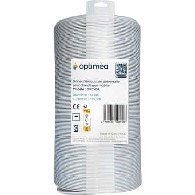 Climatiseur Accessoire evac univ pour clim 13 cm OPTIMEA