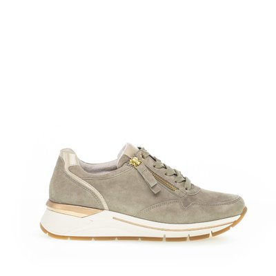 Sneakers en suède à talon plat GABOR
