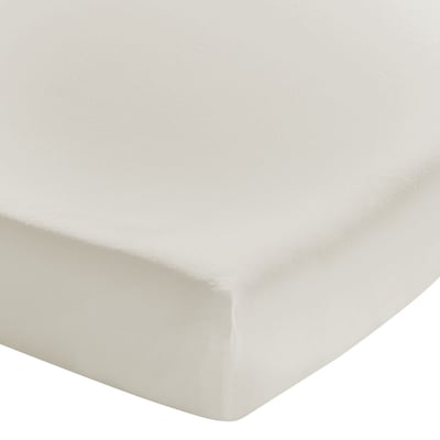 Drap housse uni en coton lavé, Made in France, SOFT LINE ESSIX