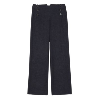 Pantalon Gabriel bleu et noir INES DE LA FRESSANGE PARIS