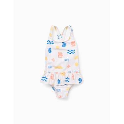 Maillot de Bain avec Motif et Volants ZIPPY