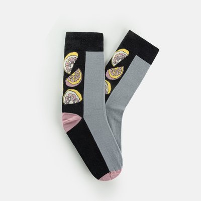 Chaussettes amusantes imprimées LEMON SOCKS LEMON JELLY