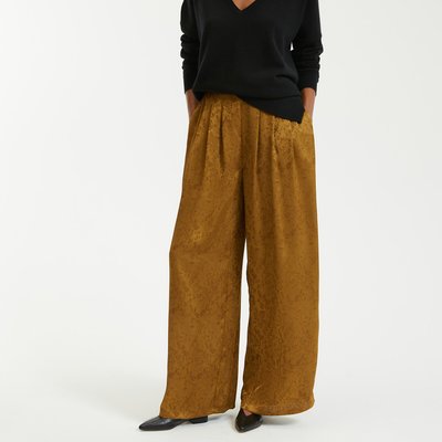 Pantalon extra large, en jacquard LA REDOUTE COLLECTIONS